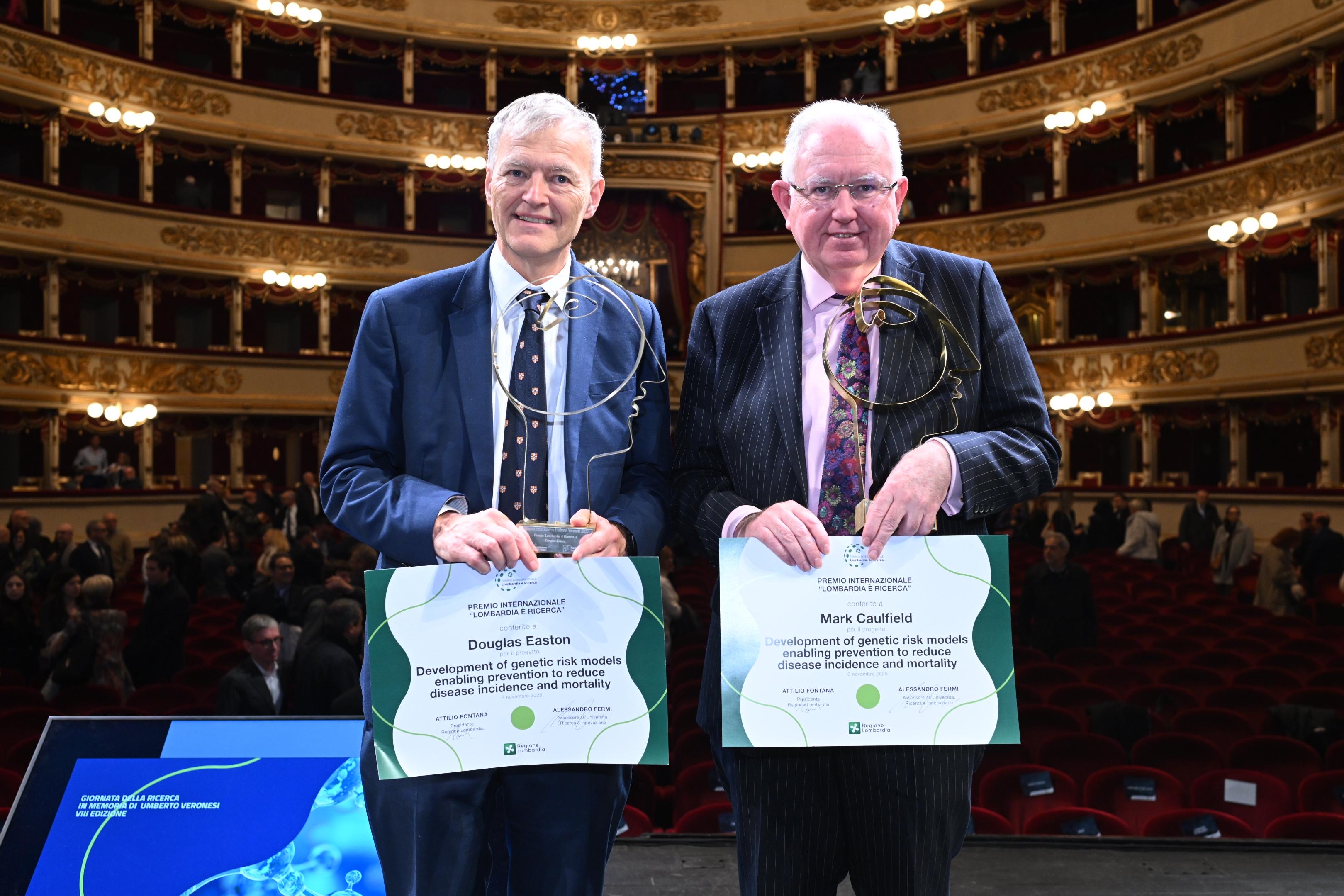 Professors Mark Caulfield and Doug Easton