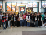 Group photo in the William Harvey Heart Centre foyer